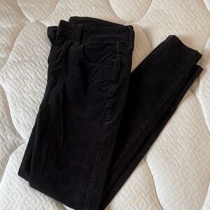 American Eagle Outfitters Black Skinny Corduroy Jeggings